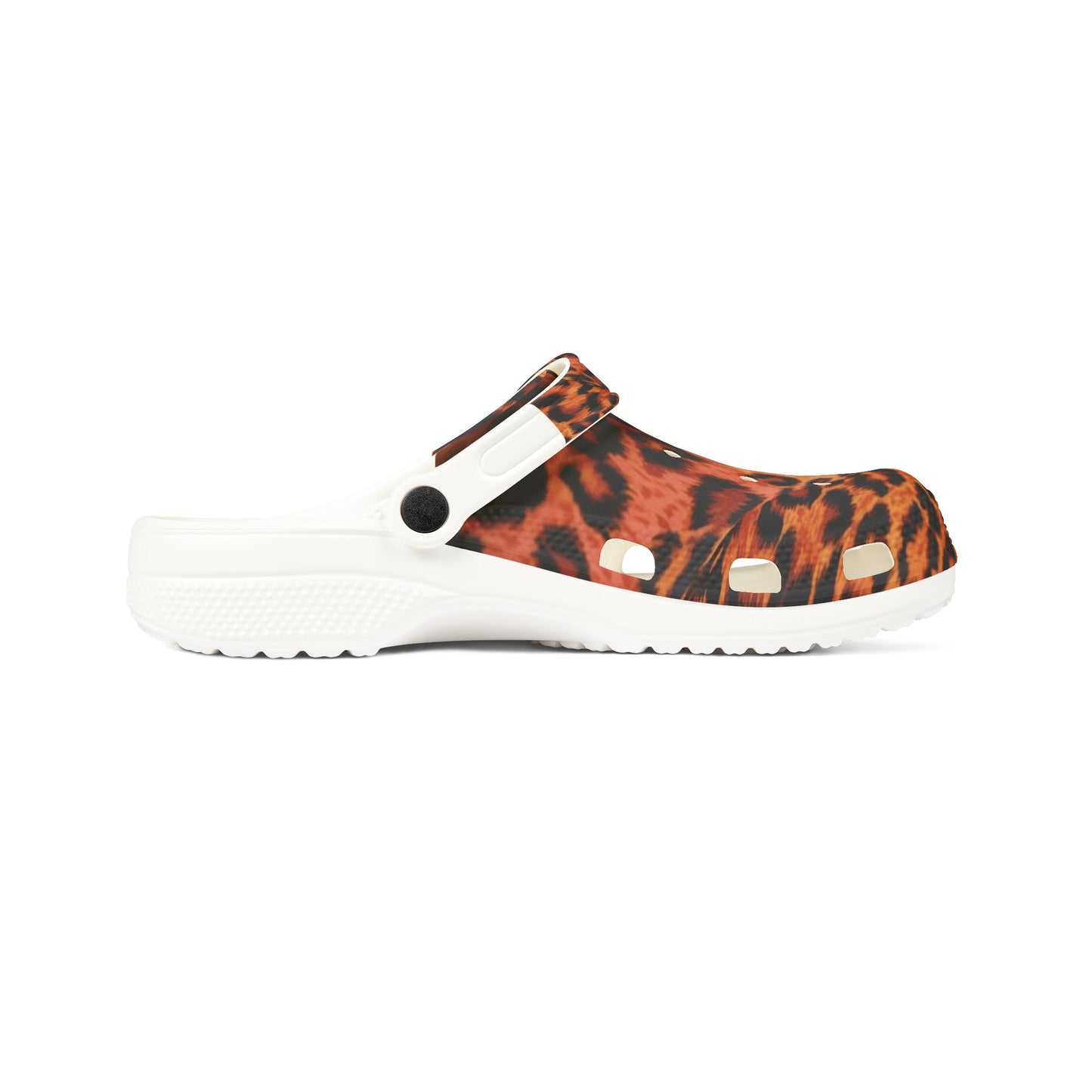 Leopard Skin Crocs, Rubber Clogs, Animal Print Shoes, Casual Footwear, Comfortable Sandals, Slip-on Slides