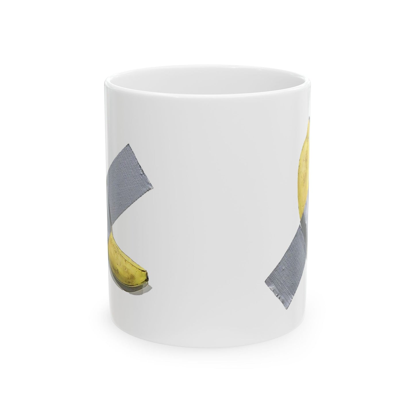 Banana Art 6 Million dollars, Ceramic Mug, Unique Coffee Cup, Art Lover Gift, Kitchen Decor, Novelty Tea Mug, Funny Banana Design