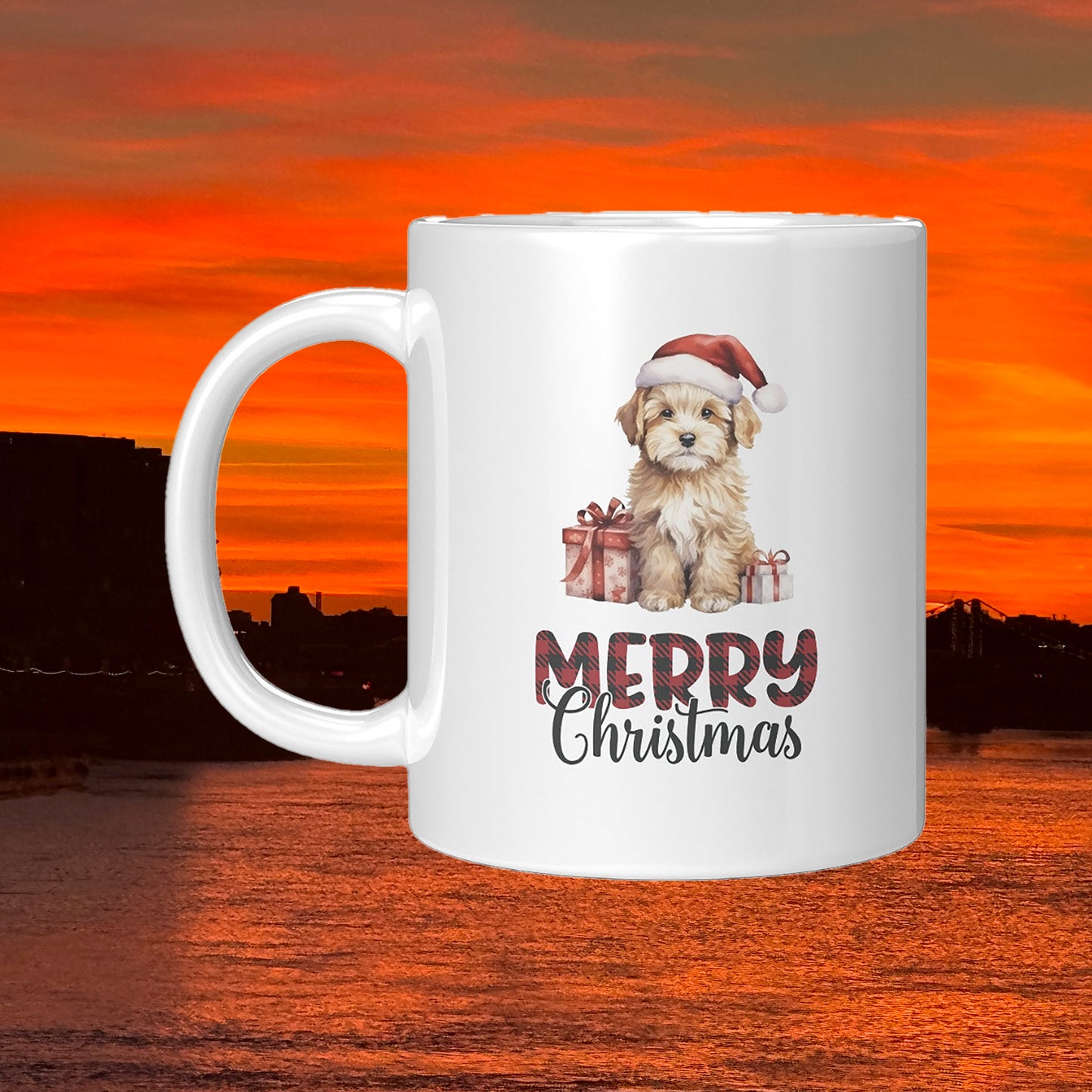 Merry Christmas Dog Mug