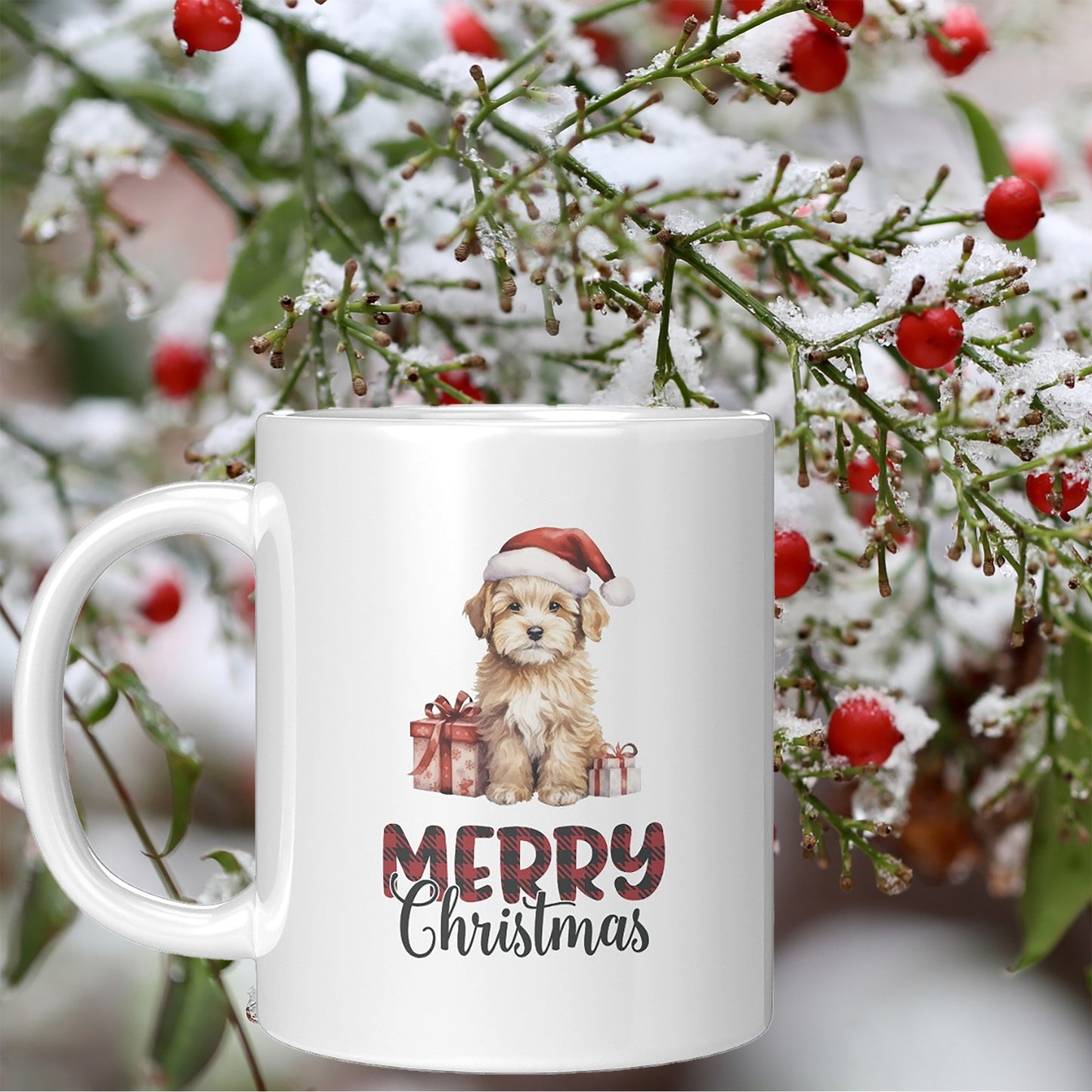 Merry Christmas Dog Mug