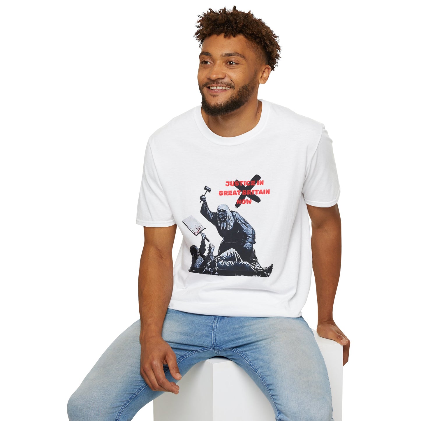 Revolutionary T Shirt, Activist's gift, Justice in Great Britain Now