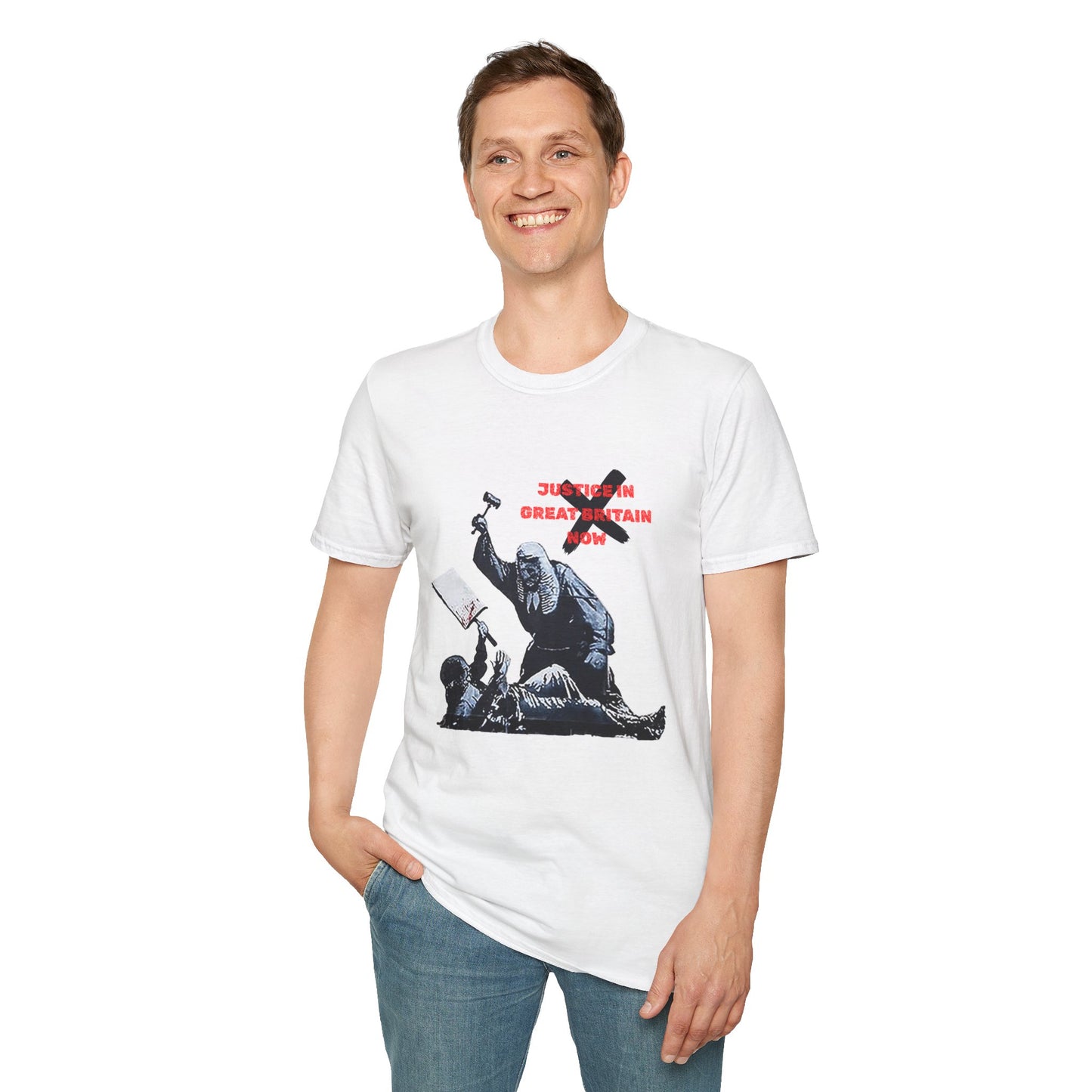 Revolutionary T Shirt, Activist's gift, Justice in Great Britain Now