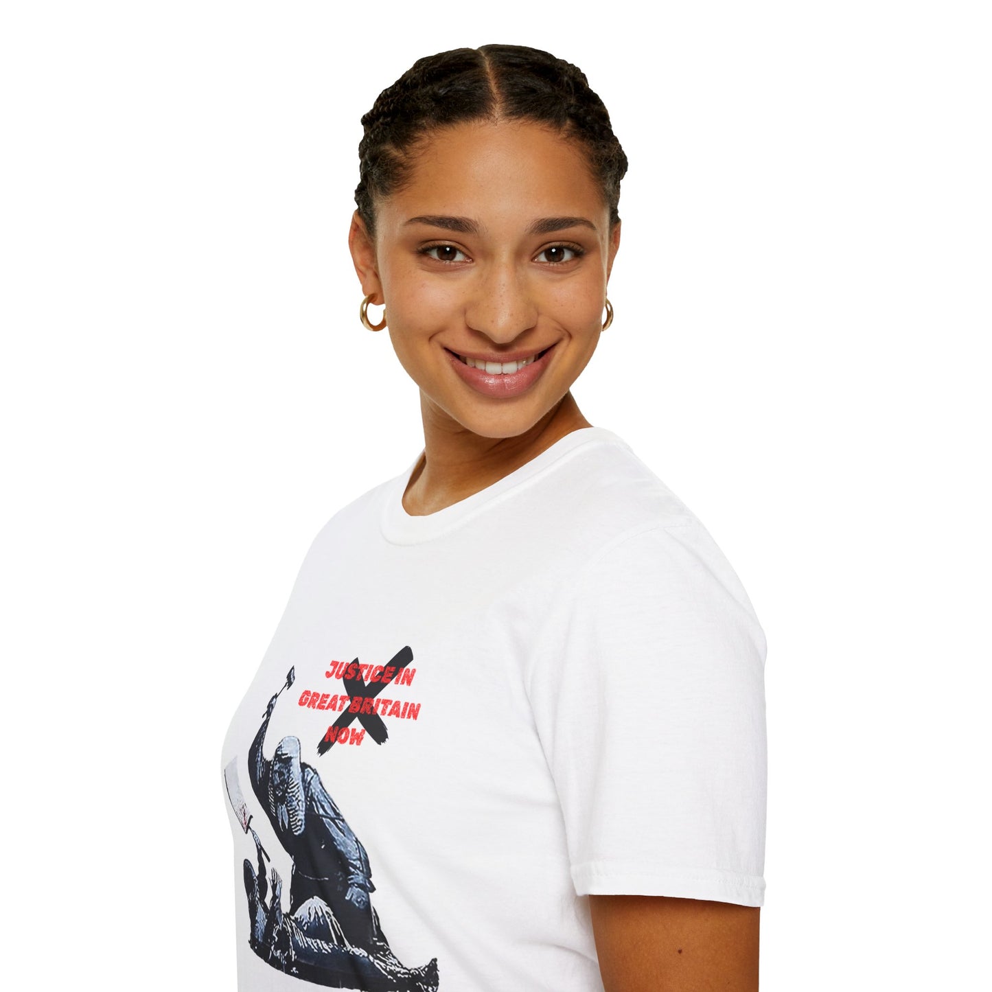 Revolutionary T Shirt, Activist's gift, Justice in Great Britain Now