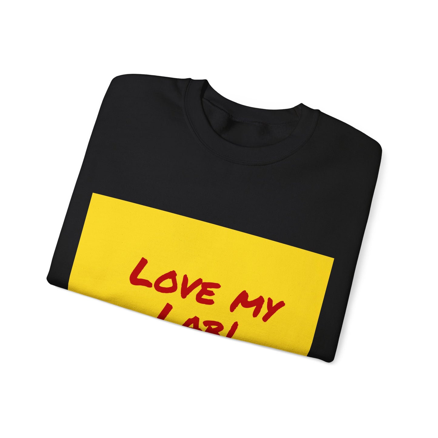 Love My Lab Unisex Crewneck Sweatshirt