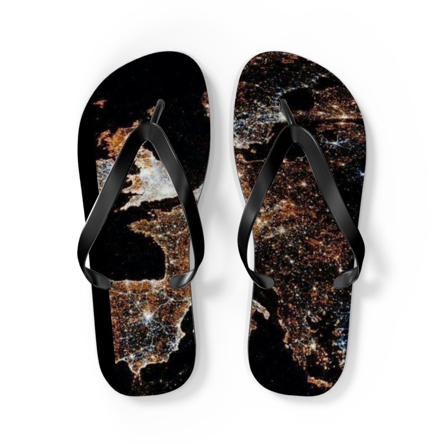 Earth Print Beach Sandals
