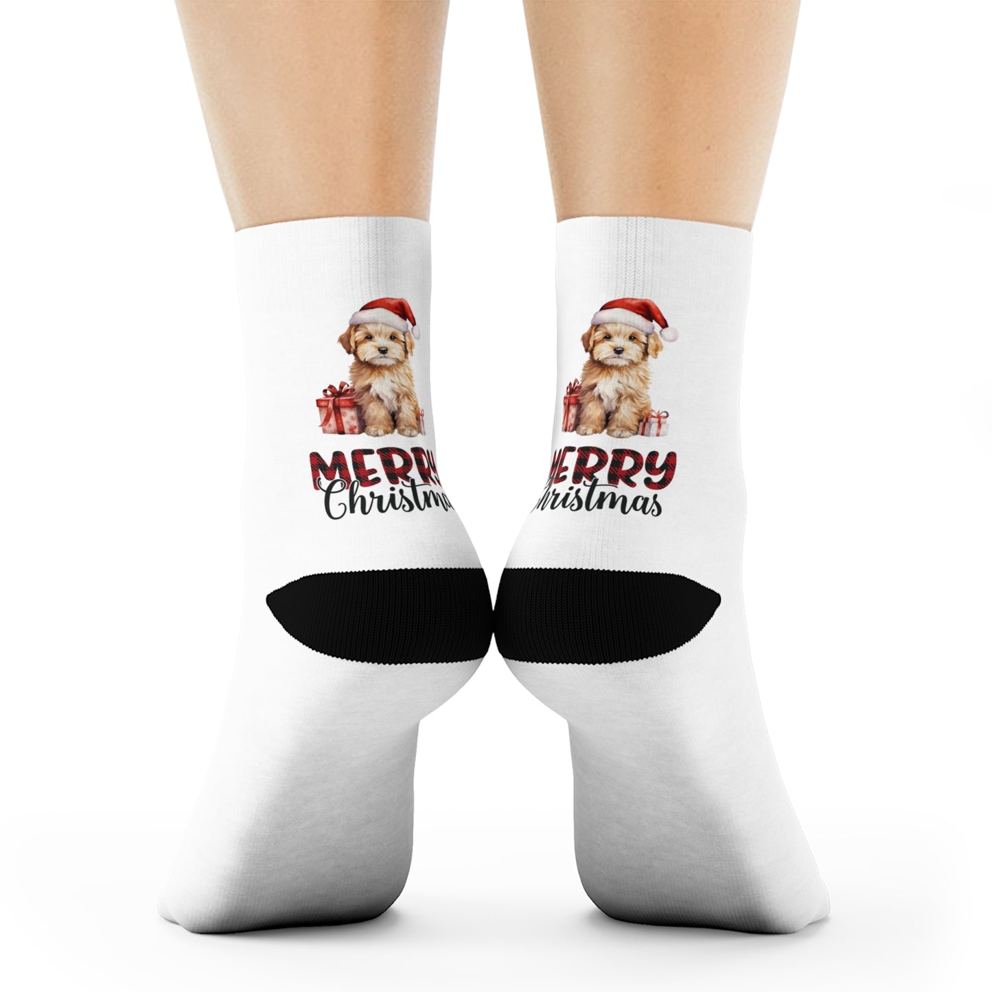 Christmas Dog Crew Socks