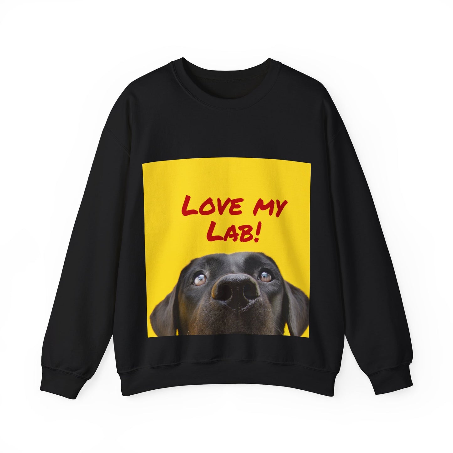 Love My Lab Unisex Crewneck Sweatshirt