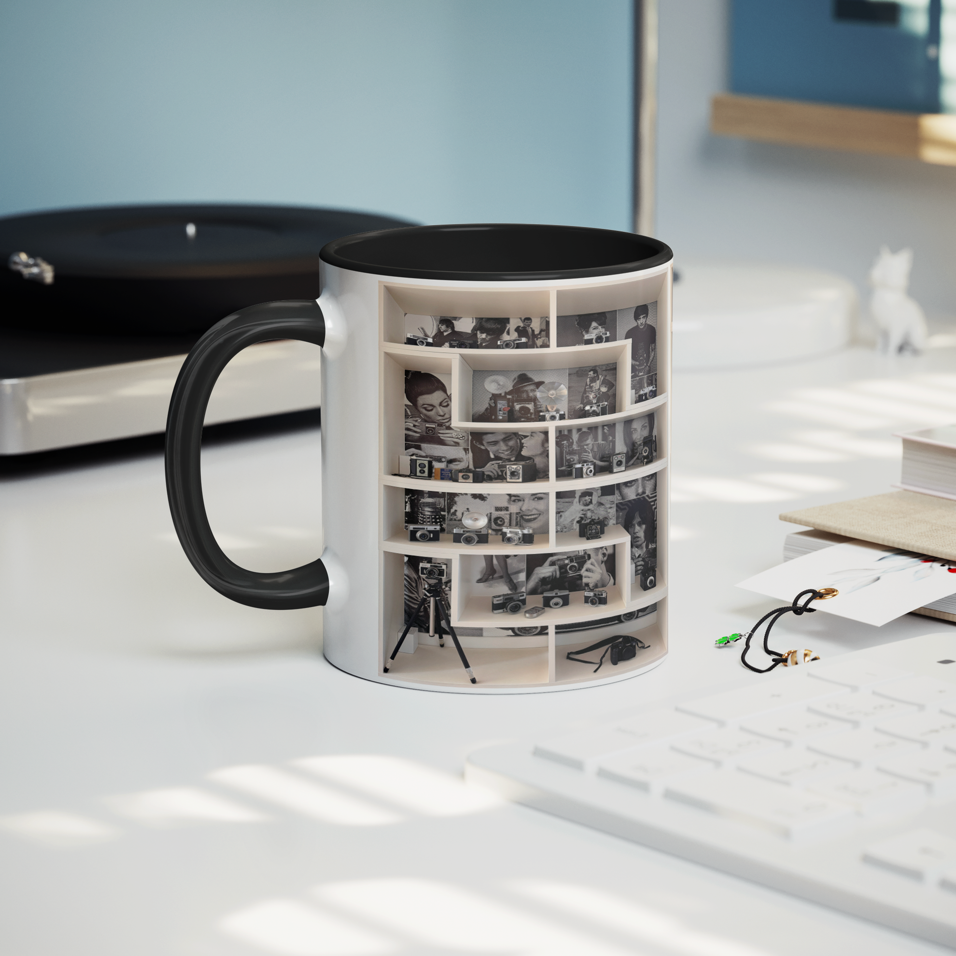 Camera_Collage_PD_I_just_love_Cameras_Mug_Lifestyle_Record_Player_Mockup.png