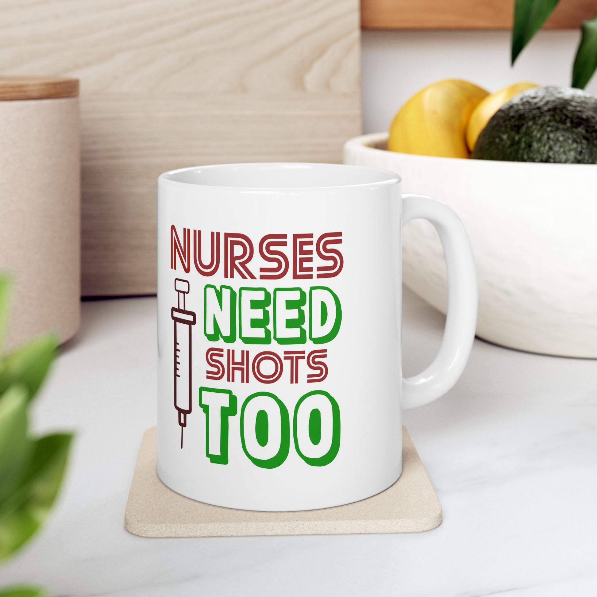 Nurses Need Shots Too Mug, Nursing Gift, Nurse Appreciation, Doctor Coffee Cup, Medical Team Present, Hospital Staff Thank You Gift