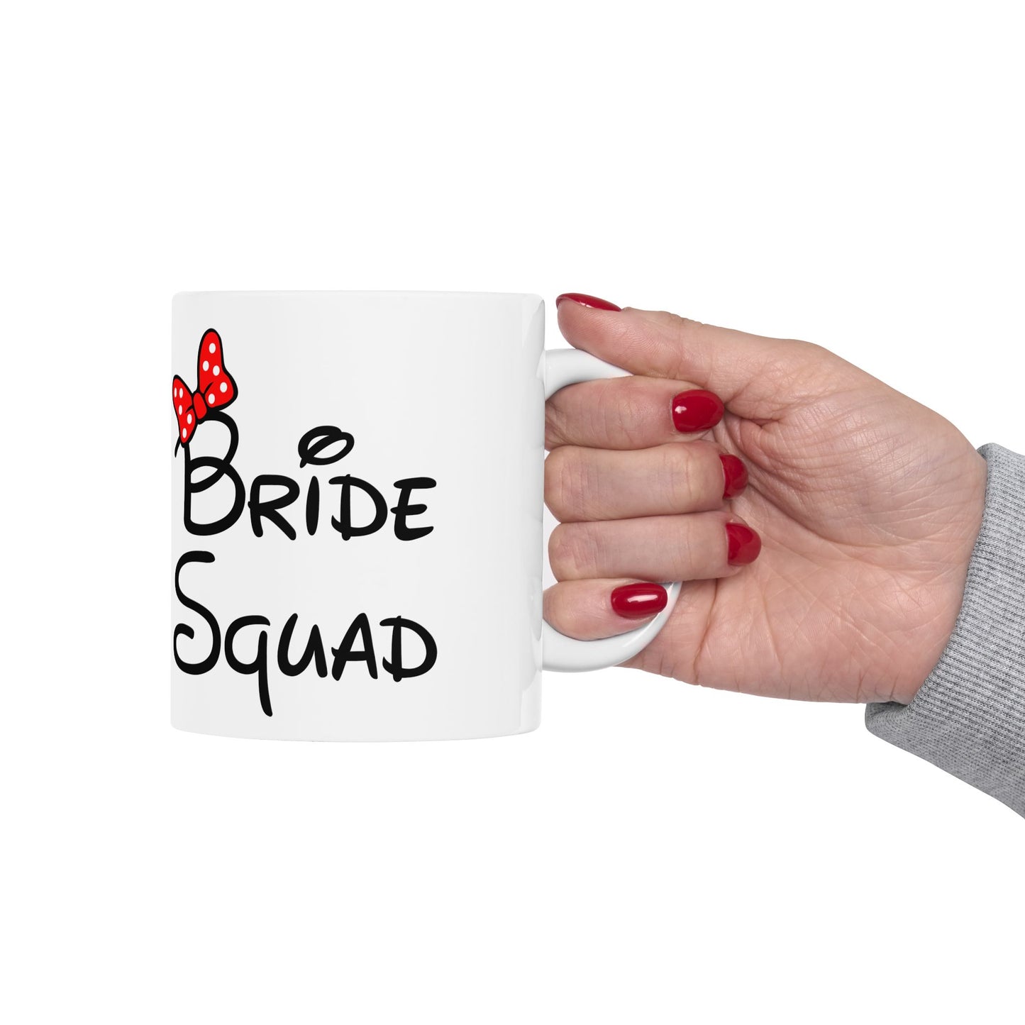 Bride Squad Mug, Personalized Bridal Party Gift, 11oz