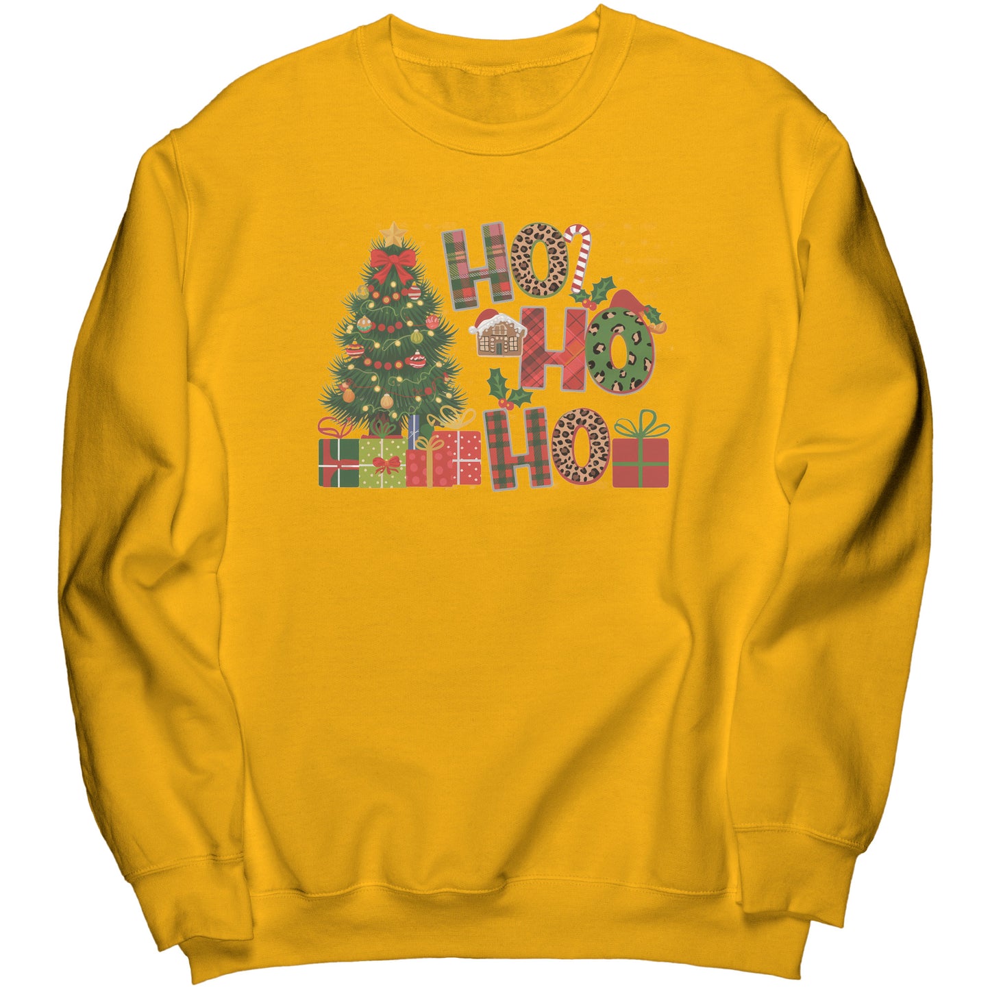 Ho Ho Ho Merry Christmas Sweatshirt, Holiday Crewneck Jumper, Xmas Pullover, Festive Winter Apparel, Cozy Christmas Gift