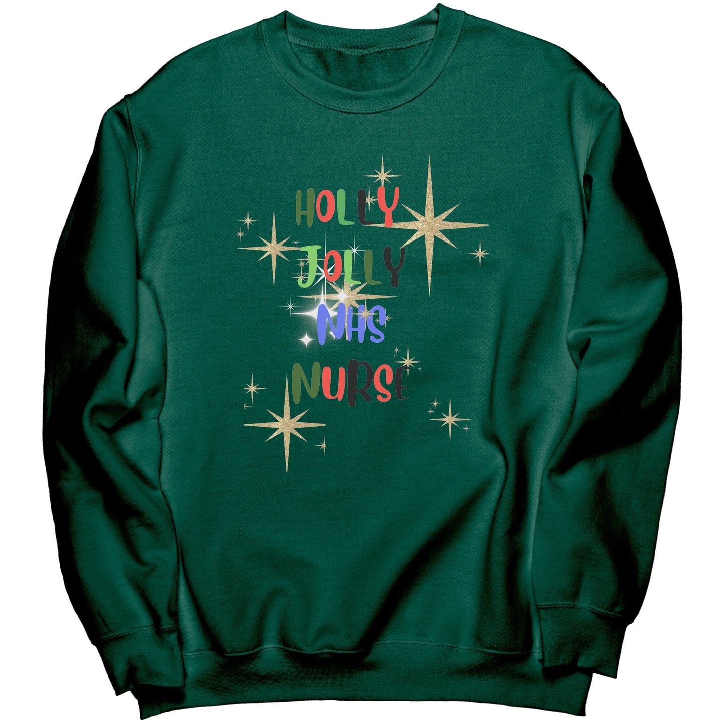Holly Jolly NHS Nurse Sweatshirt Unisex