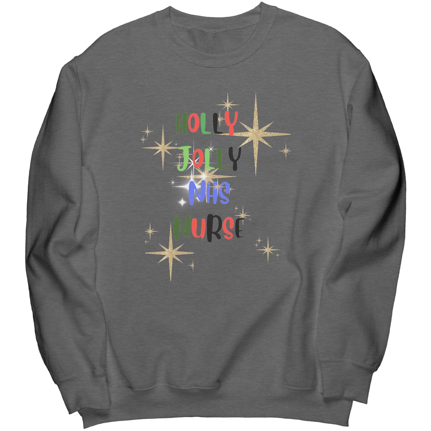 Holly Jolly NHS Nurse Sweatshirt Unisex