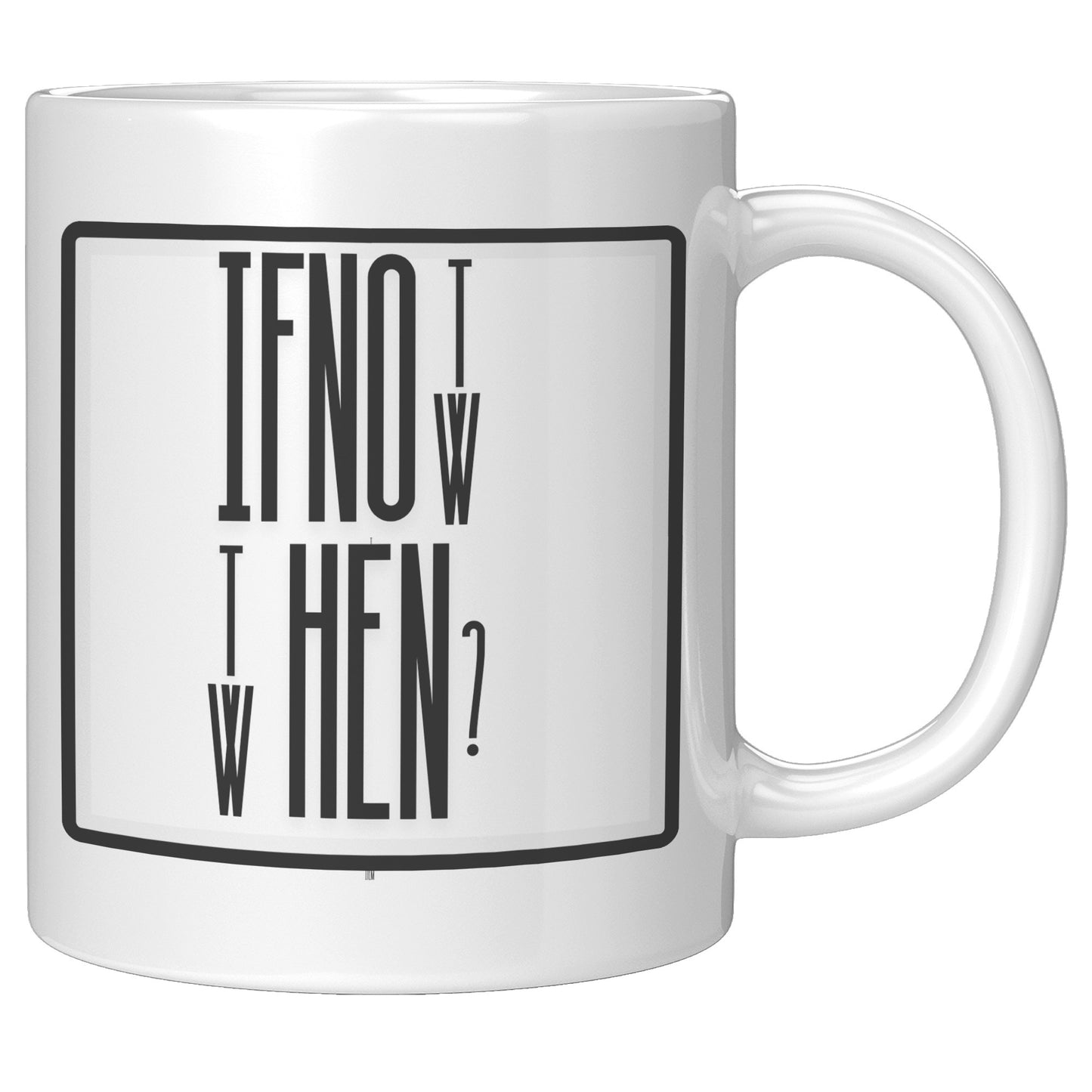 If Not Now, Then When ? White Mug