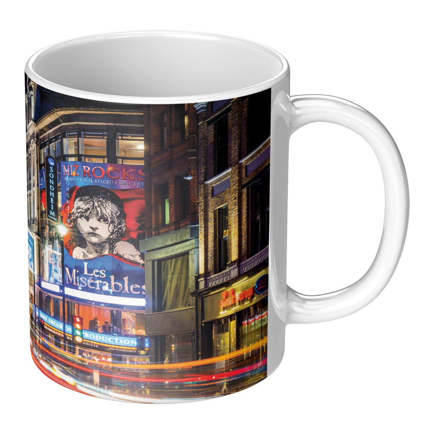 London Shaftesbury Avenue Mug, perfect for theatre lovers,a tribute to London’s theatre district,