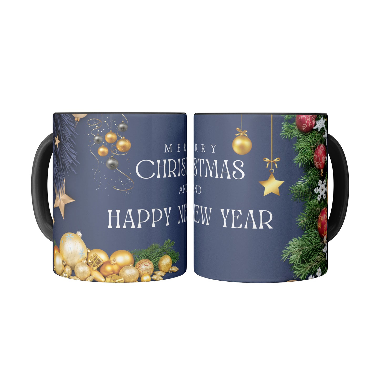 Merry Christmas and Happy New Year Mug