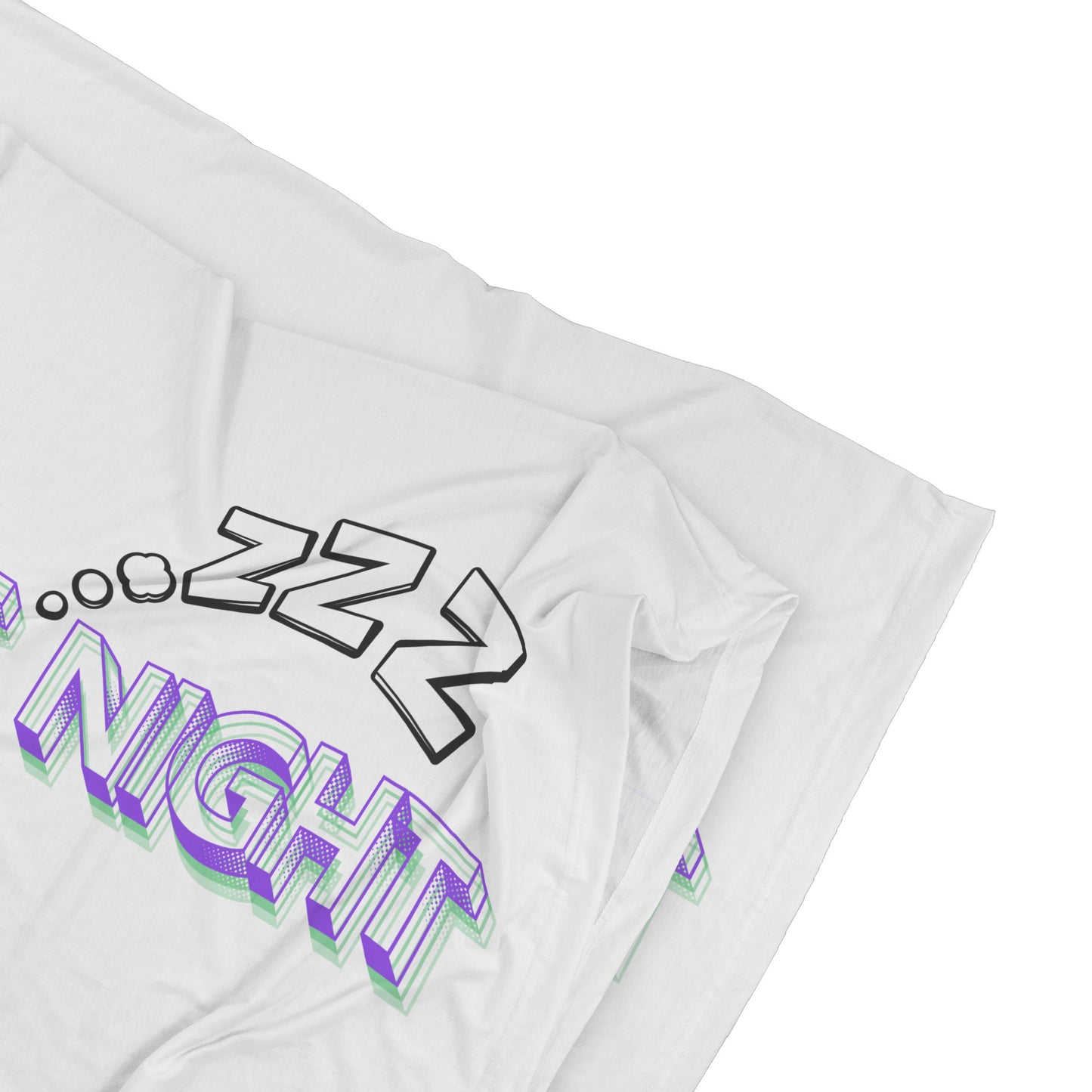 Night Night Microfiber Pillowcase, Sweet Dreams Bedding, Cozy Sleep Pillow Cover, Bedroom Decor Accent, Gift for Her,