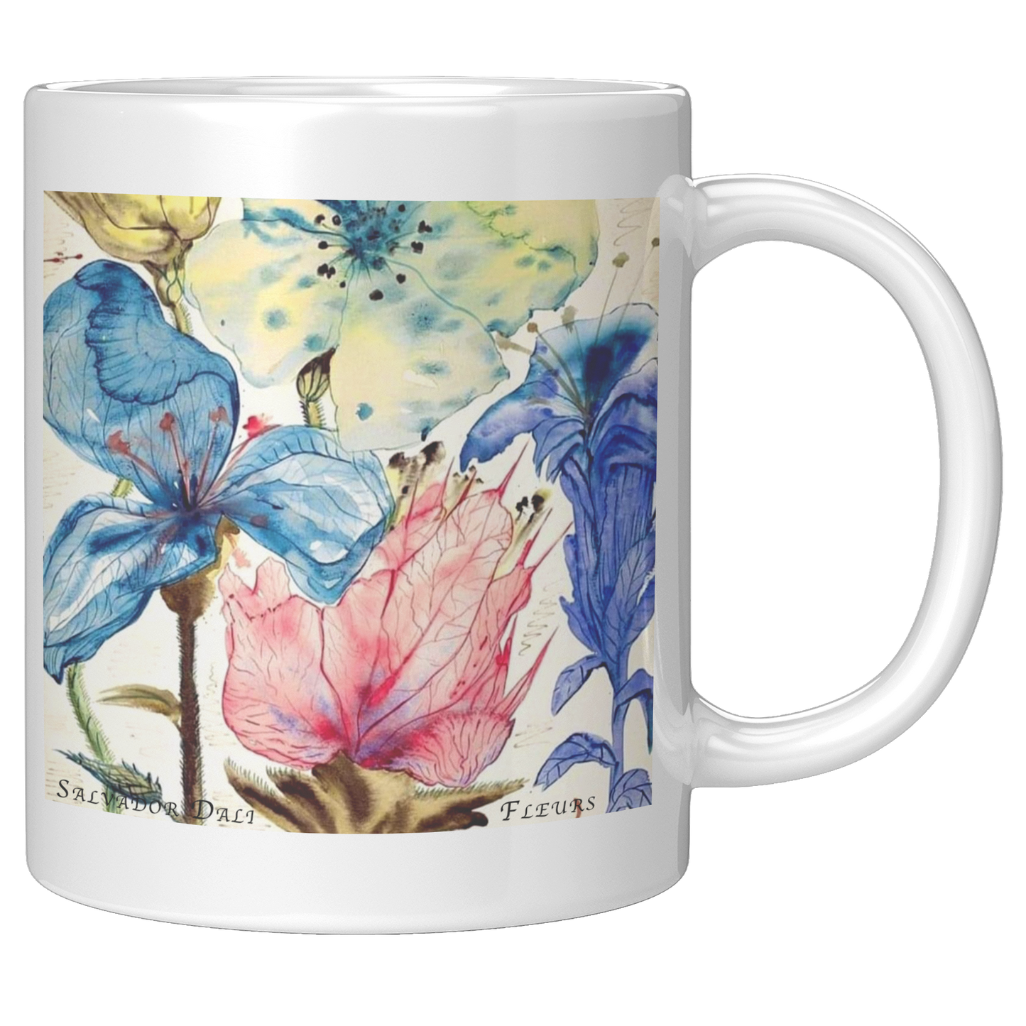 Salvador Dali - Fleurs  Mug