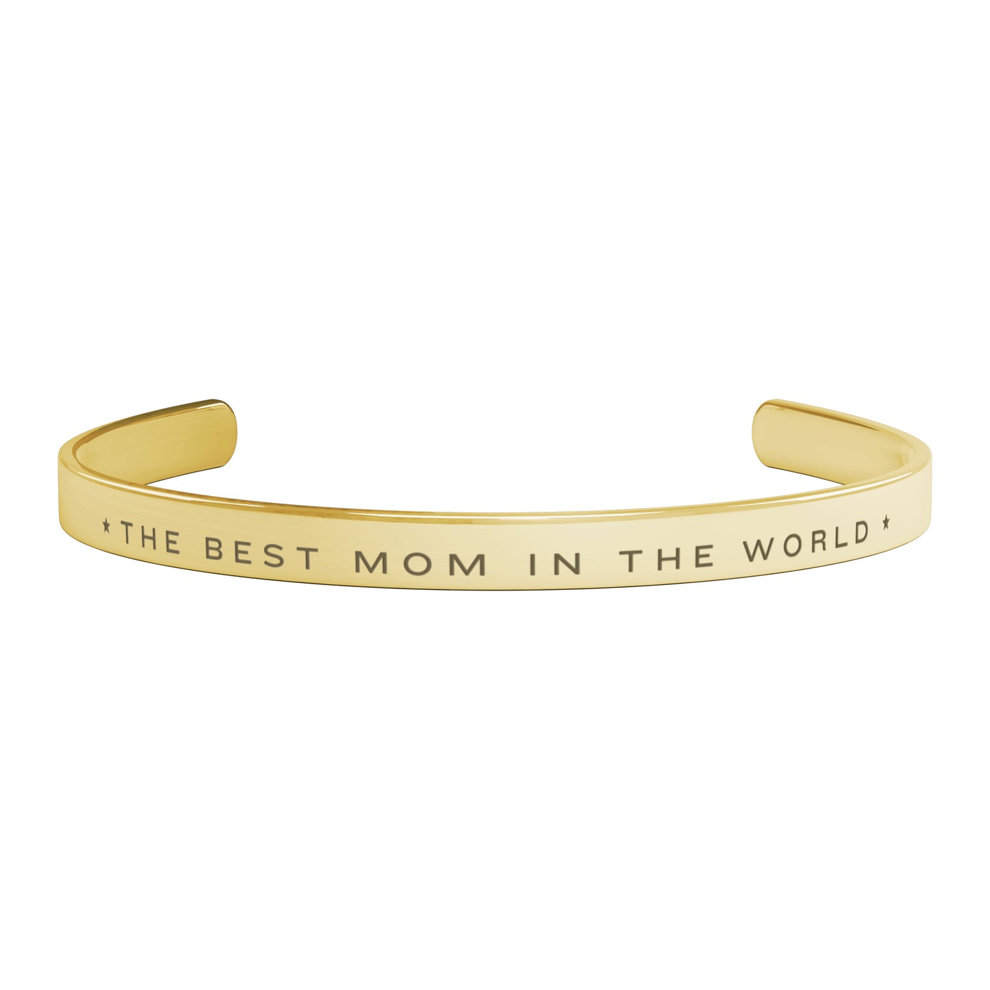 The Best Mom in the World Cuff Bracelet