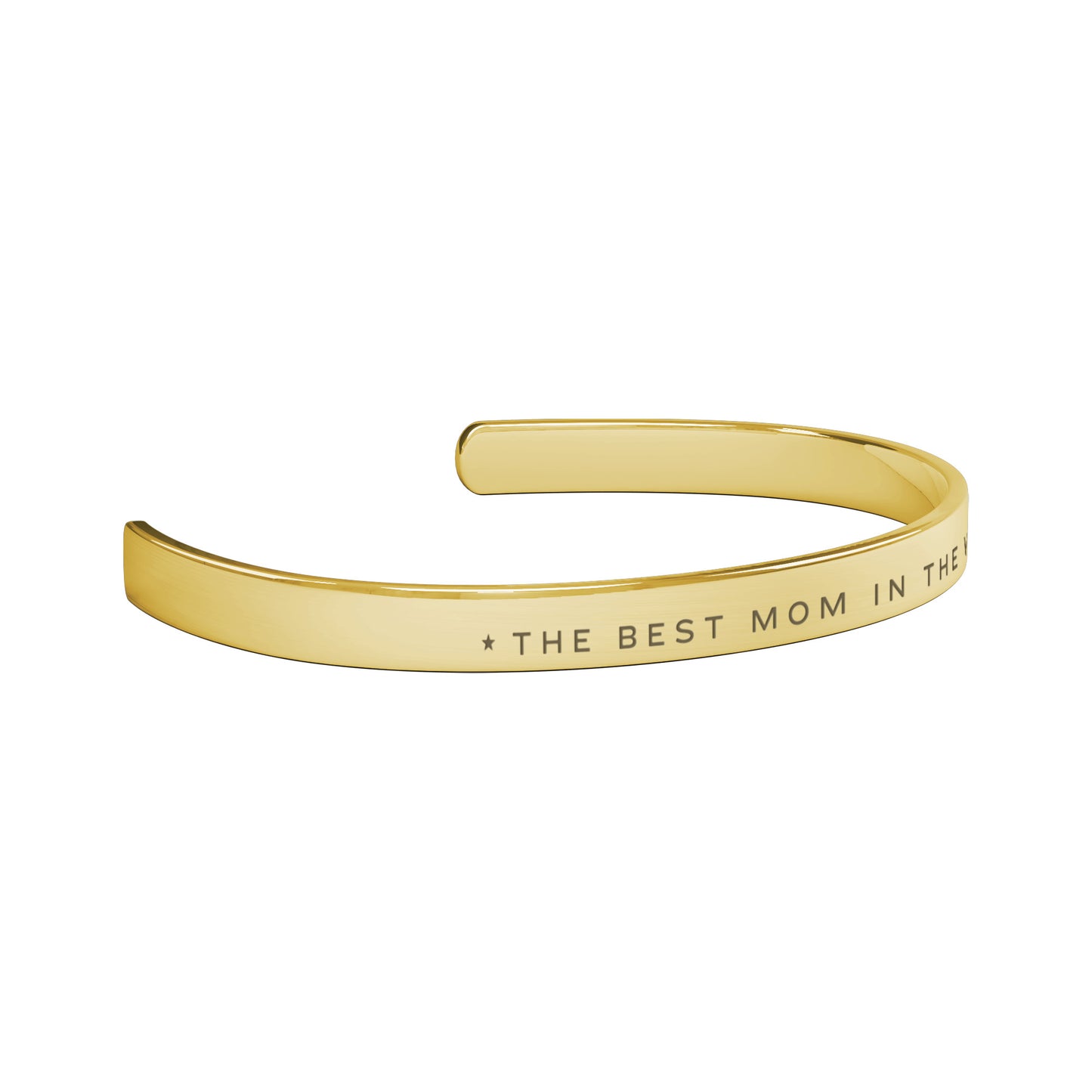 The Best Mom in the World Cuff Bracelet