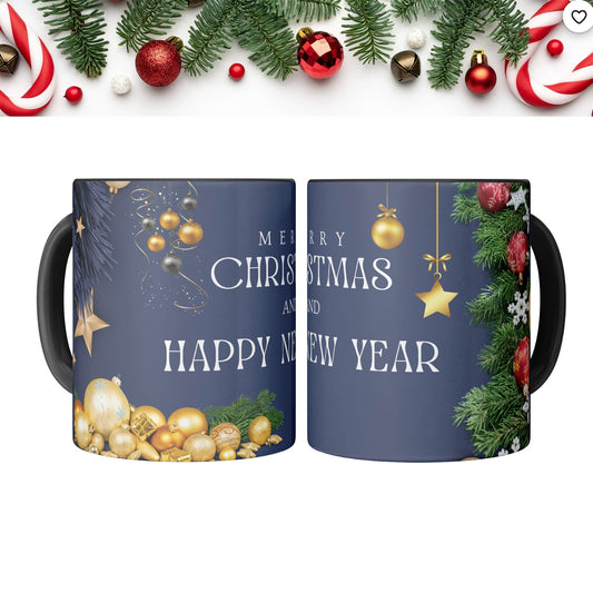 Merry Christmas and Happy New Year Mug