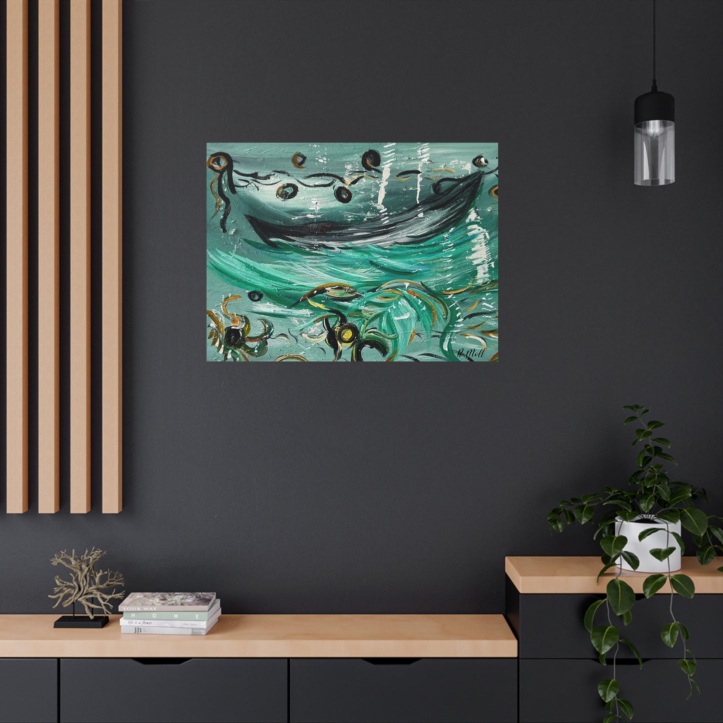 The Boat, the Boys and the Lobsters 24 x 36