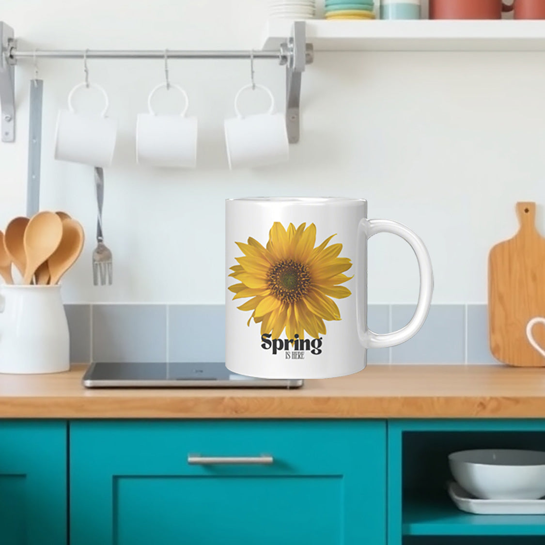 Spring is here, Sunflower Mug